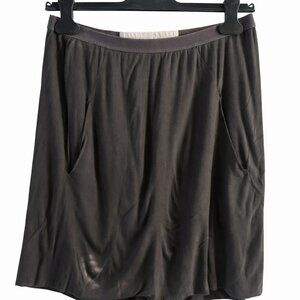 Rick Owens Vicious SS14 Double Layer Skort –washed gray